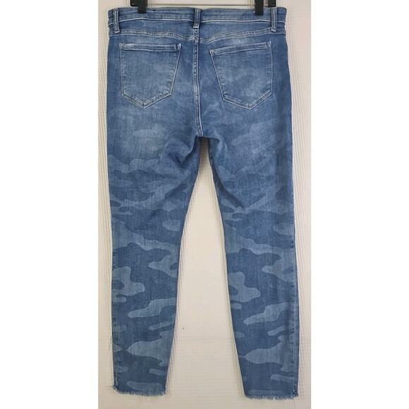 Gap 1969 Jeans Women Size 14/32R Blue Cotton Stretch High Rise Legging Skimmer. - Picture 3 of 14